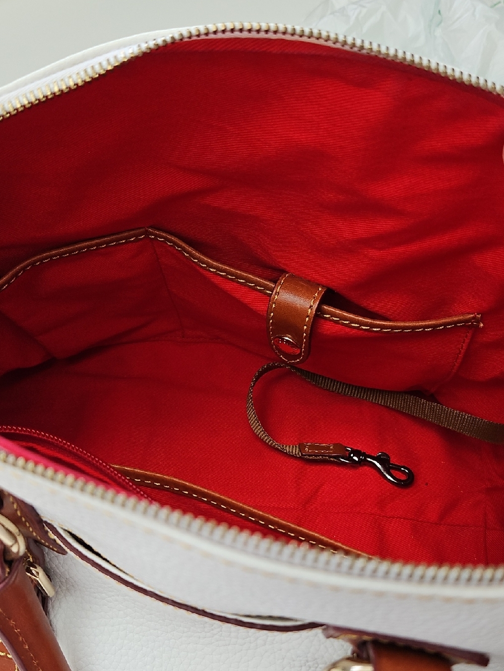 Dooney & Bourke Pebble Grain Bristol Satchel - Picture 7 of 13